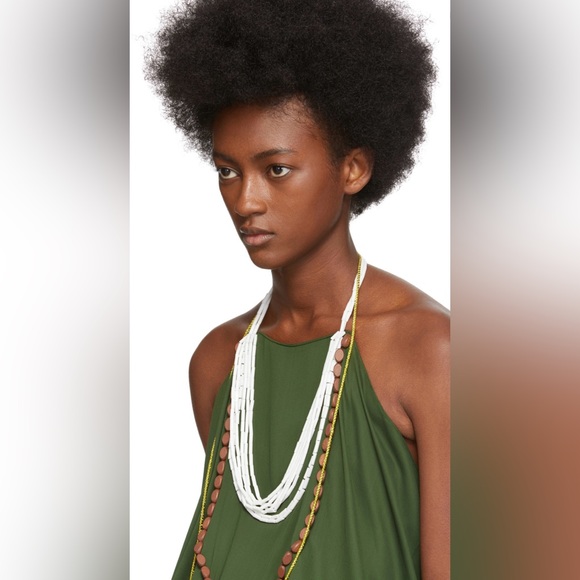 New with tags Jacquemus viscose halter top with attached beading. Size 40/medium - Picture 8 of 16